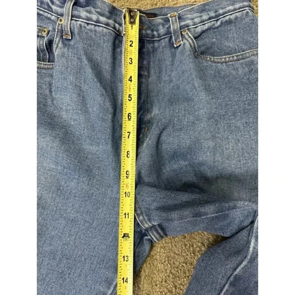 BILL BLASS Vintage Women High Waist Mom Jeans Easy Fit Tapered Leg 12P 30x27 Y2k - Picture 7 of 8